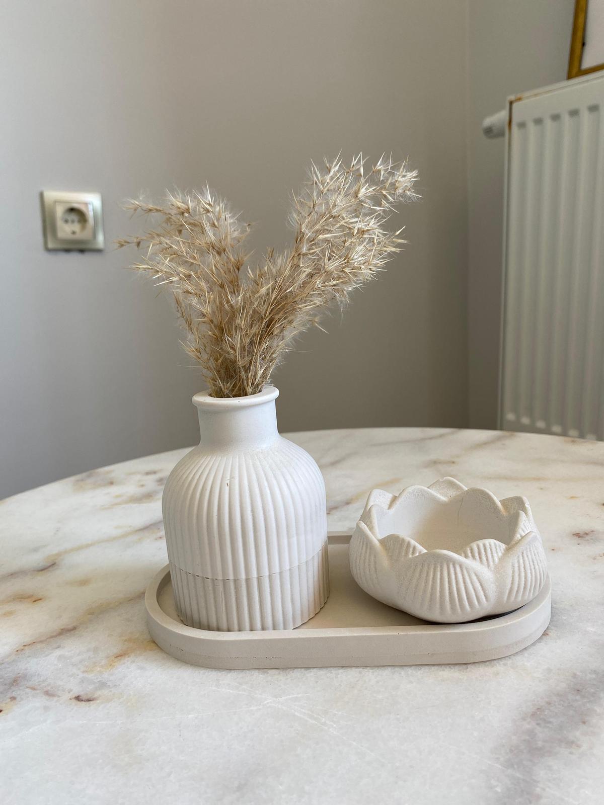 ALÇI - BETON SUNUMLUK 3LÜ SET